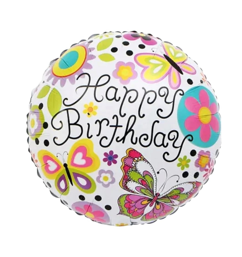 בלון יום הולדת עגול